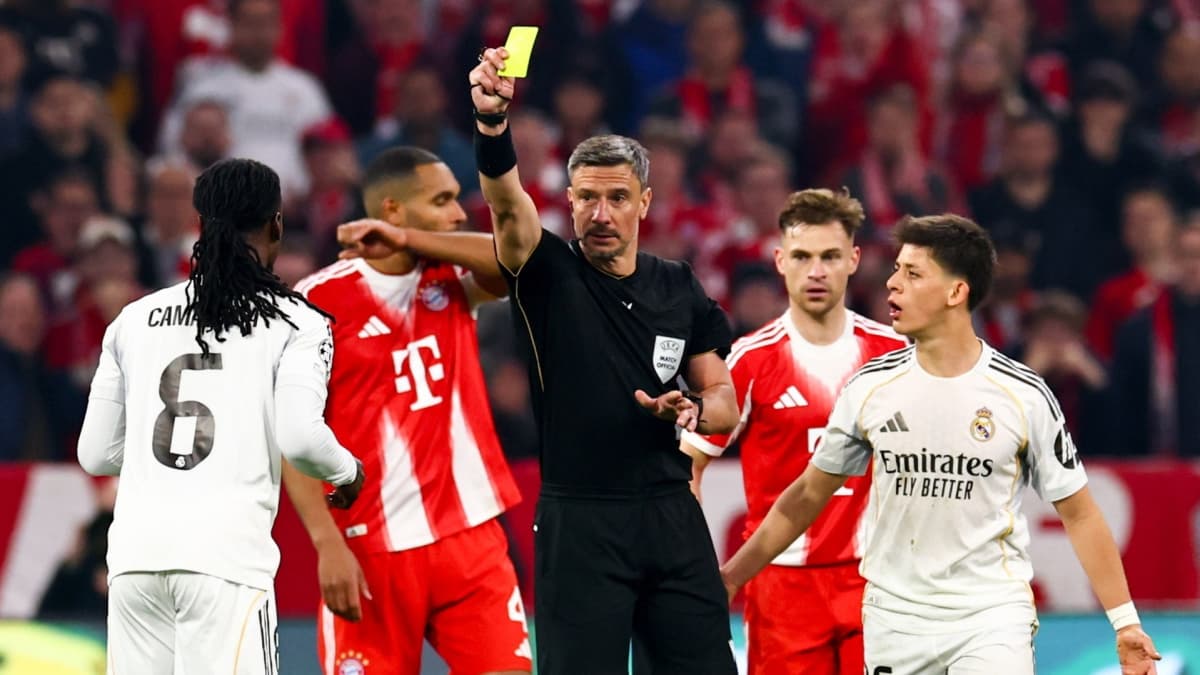 La jugada que resultó decisiva: la segunda amarilla a Camavinga