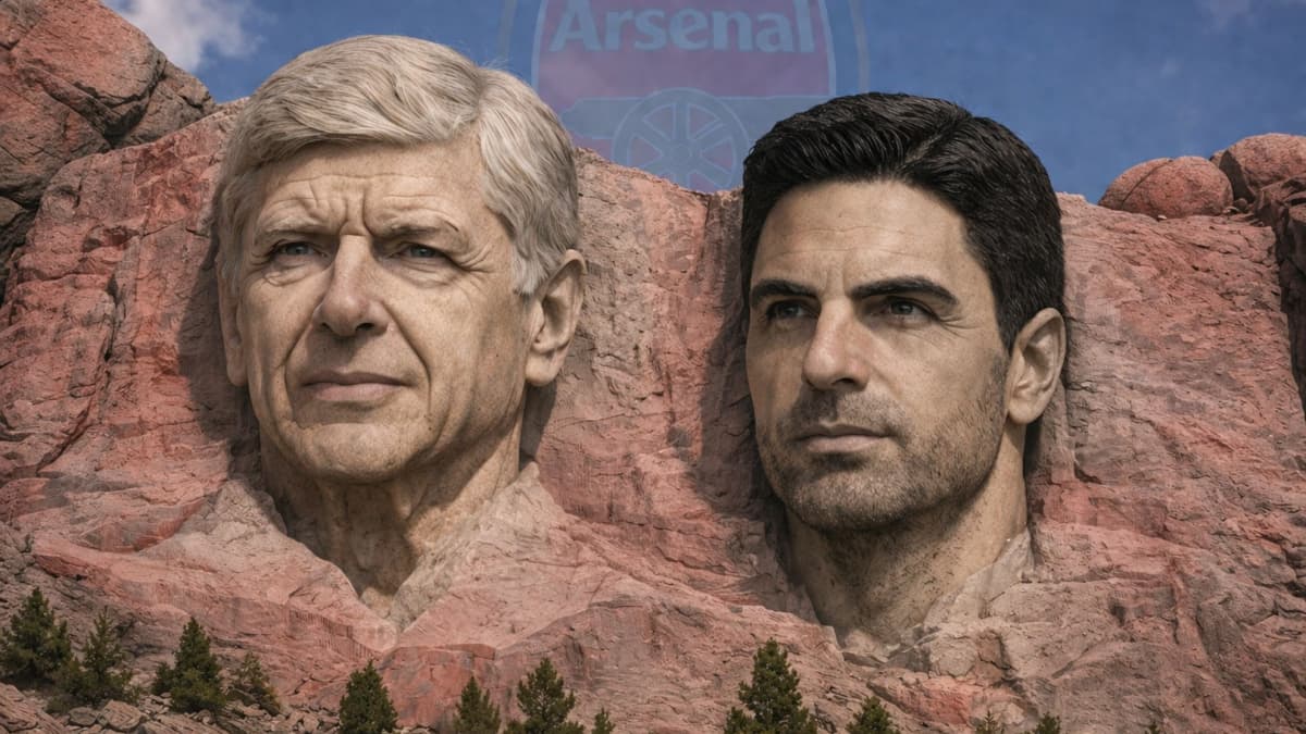 Arteta esculpe su rostro en el Monte Rushmore del Arsenal junto al de Wenger