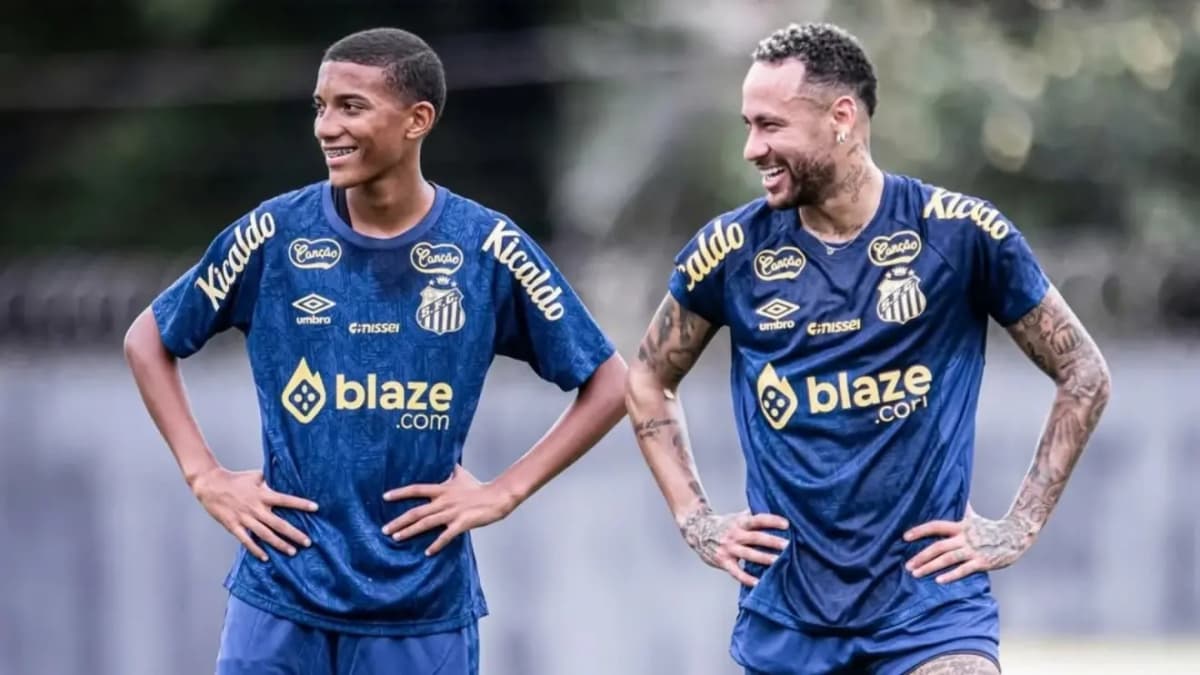 El hijo de Robinho renueva con el Santos hasta 2031