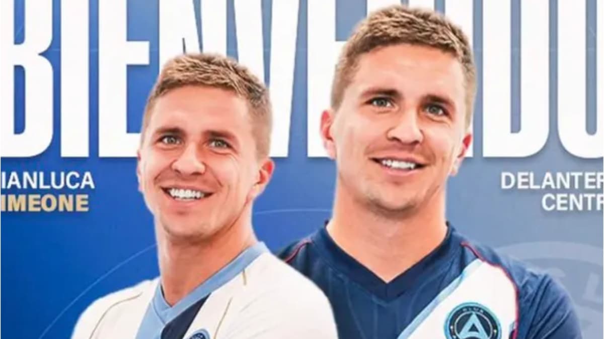 Gianluca Simeone regresa al fútbol con los hermanos de Julián Álvarez