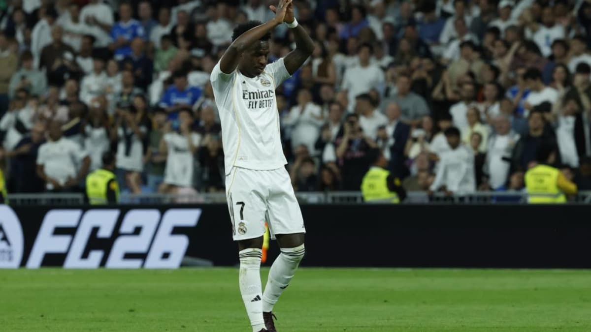 Vinicius pide perdón al Bernabéu tras su golazo