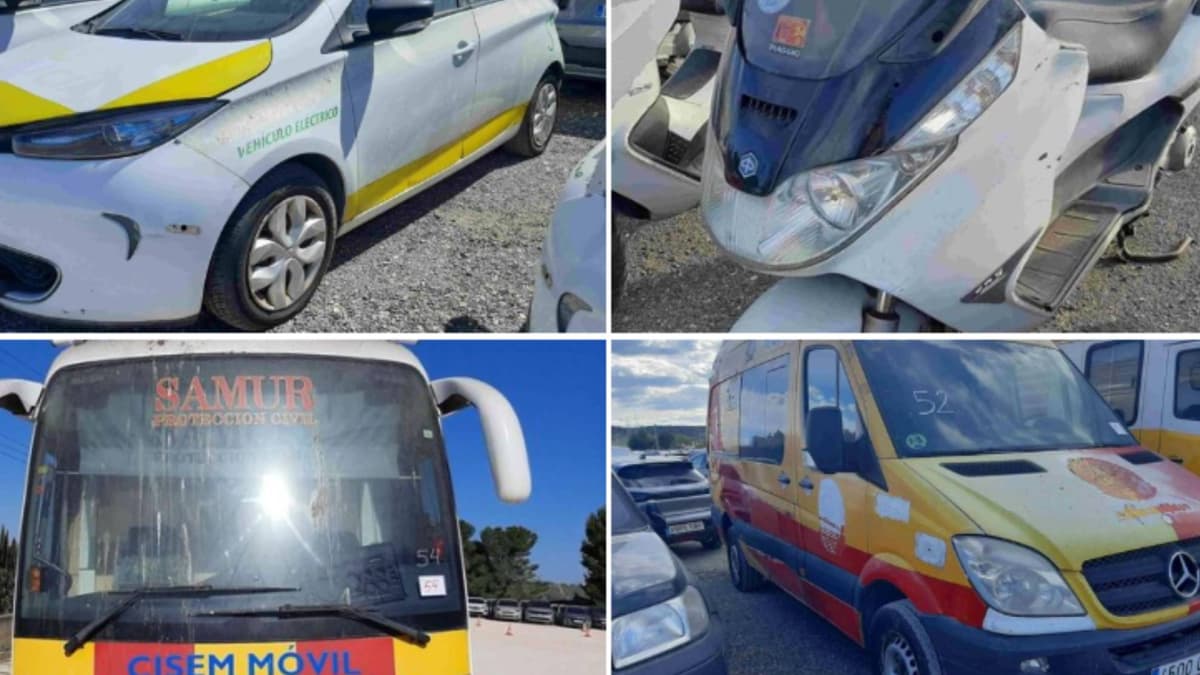 El ayuntamiento de Madrid saca a subasta 192 vehĂculos. Hay coches elĂ©ctricos que parten de 600 euros