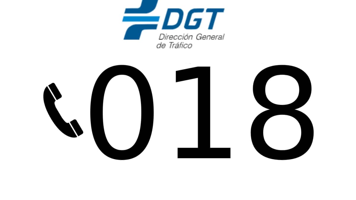 Teléfono 018 de la DGT: el nuevo número gratuito que no es para informar de un accidente