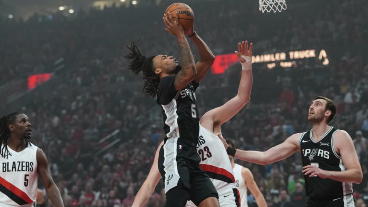 Los Spurs sobreviven en Portland a la ausencia de Wembanyama