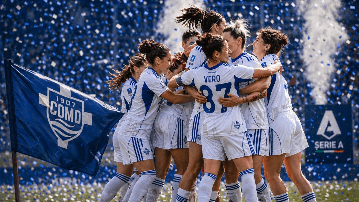 El Como de Vero Boquete y Eli del Estal logra el ascenso a la Serie A