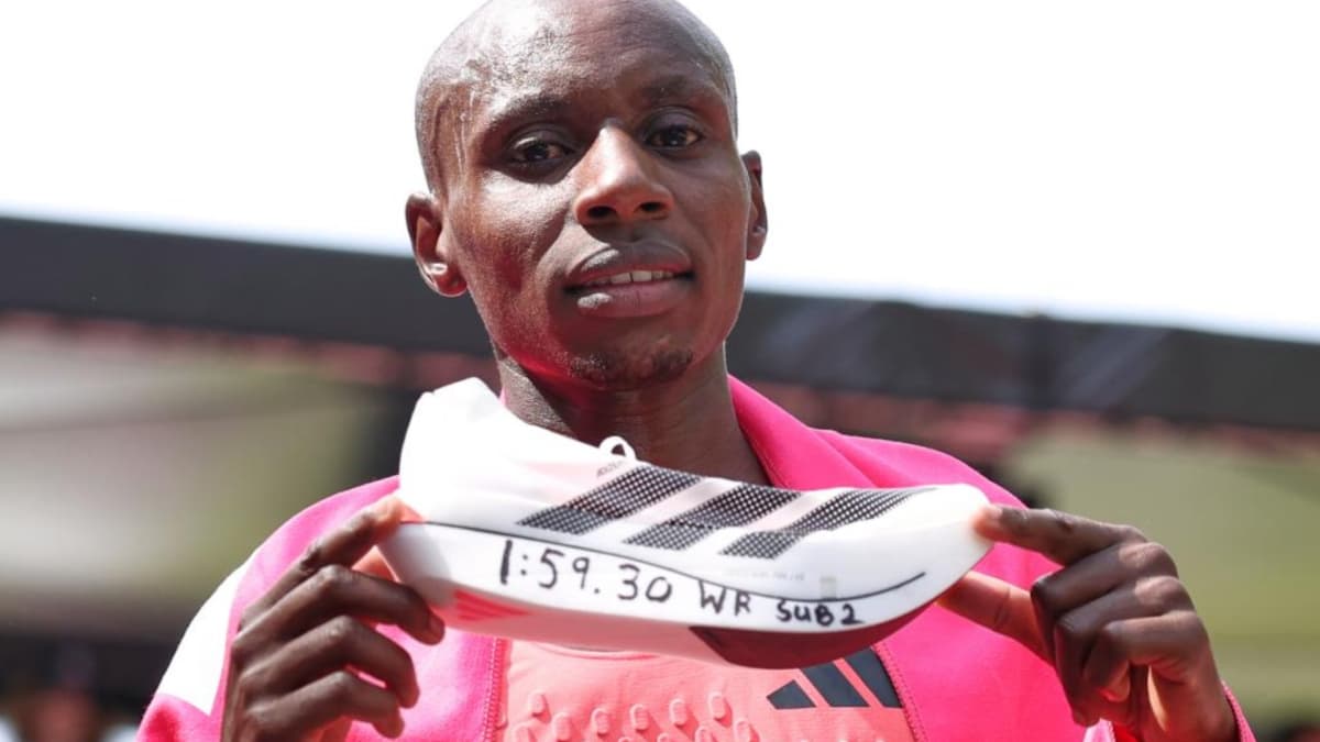 La zapatilla de 97 gramos con la que Sawe rompiĂł la barrera de las dos horas