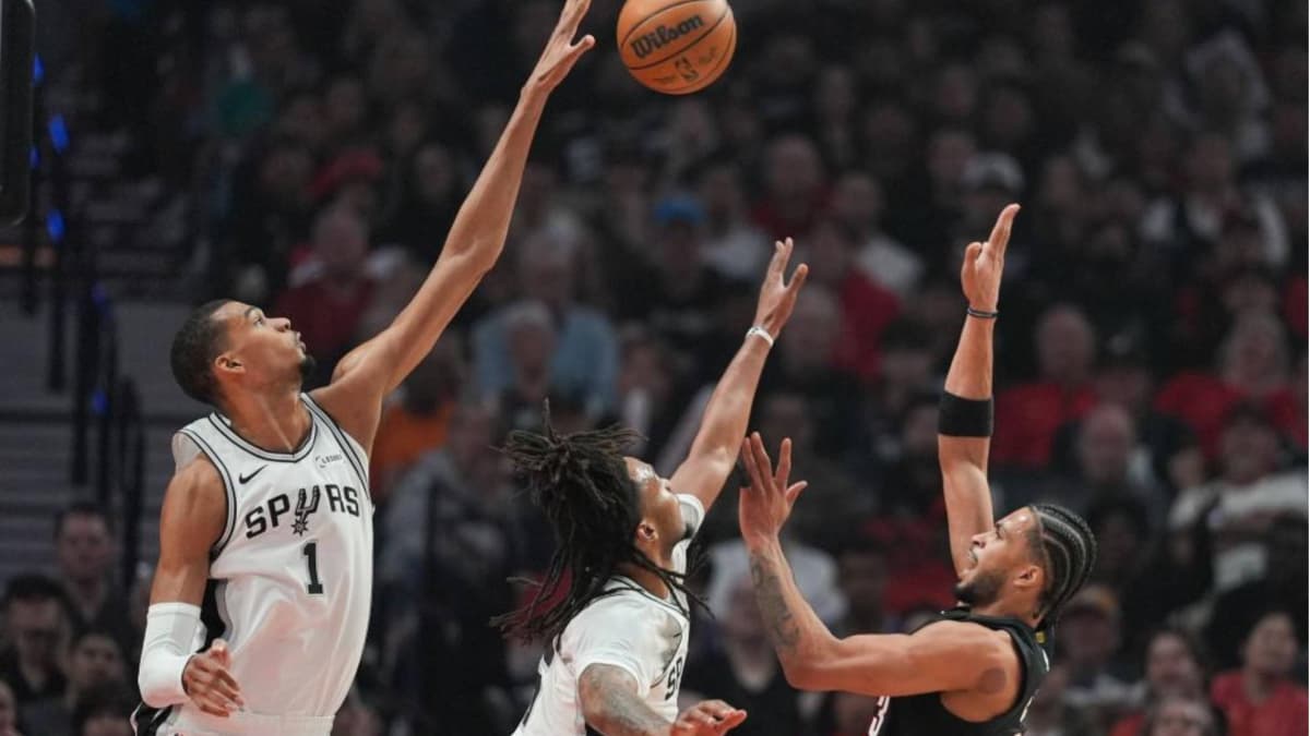 Wembanyama traspasa su conmoción a los Blazers en una segunda parte histórica