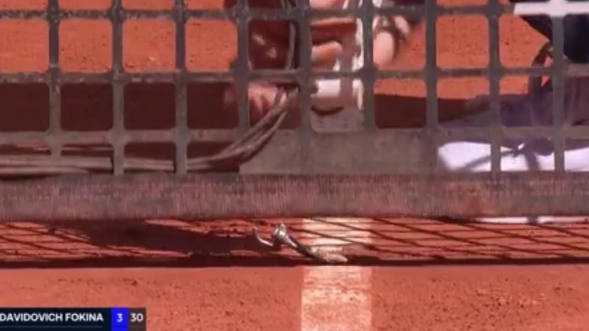 Se para el partido entre Davidovich y Ruud porque se rompe la red de la Manolo Santana