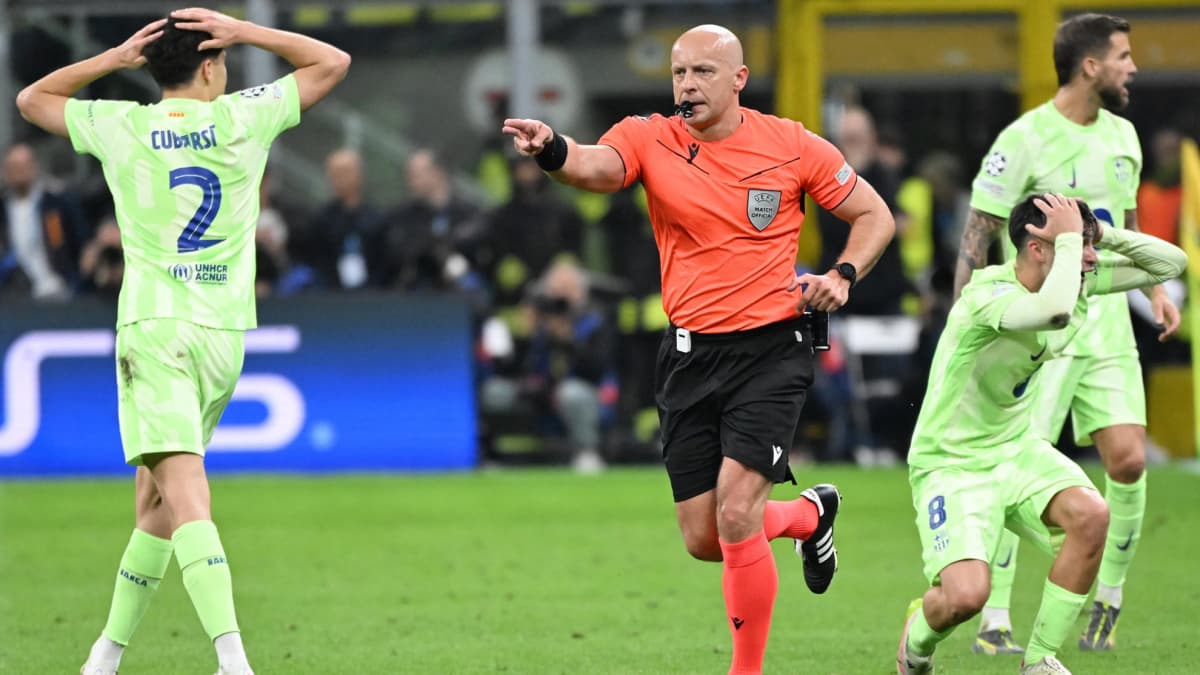 Marciniak defiende su actuación en el Inter - Barcelona de 2025: "No hay nada que perdonar"