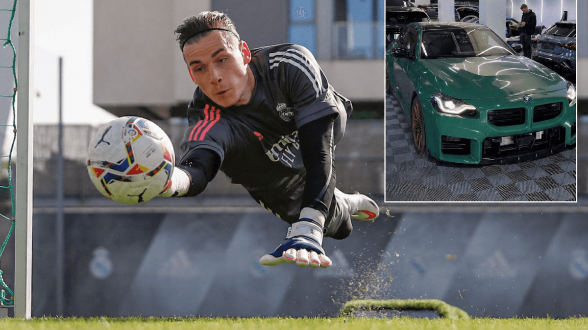 Andriy Lunin cambia el color de su BMW M2 de 480 CV sin pintarlo: "Ahora está brutal"