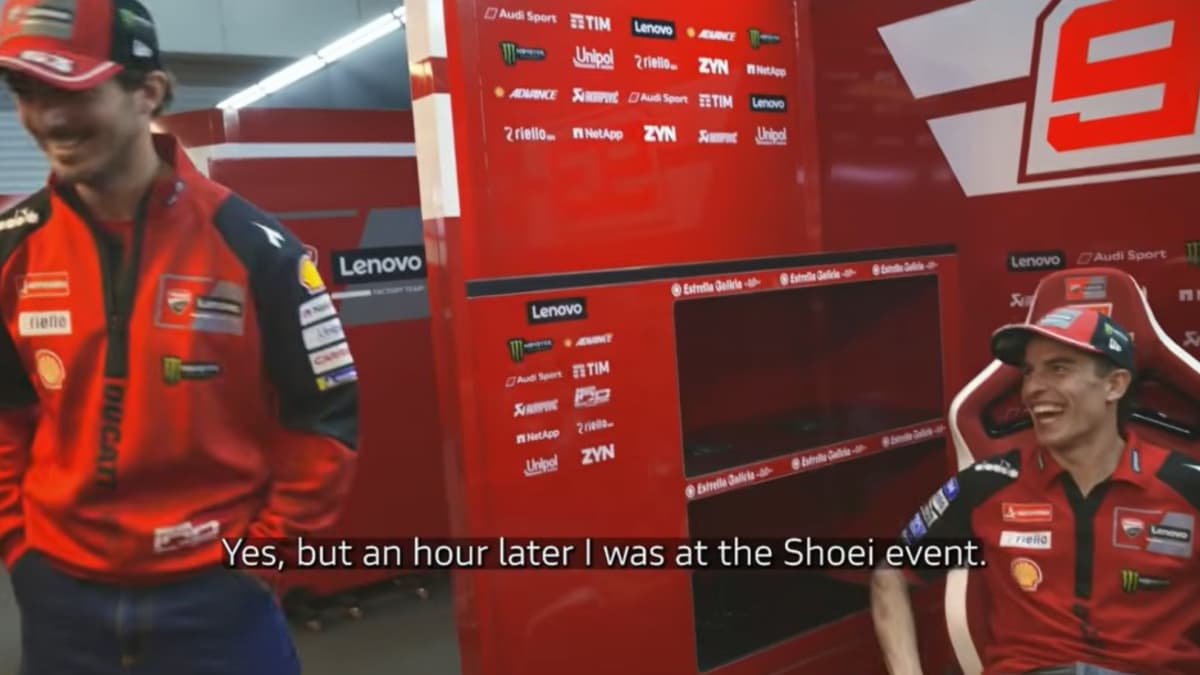 Marc Márquez confiesa su 'troleo' a Bagnaia: "Si no, de qué van a hablar en los pódcast y en las redes"