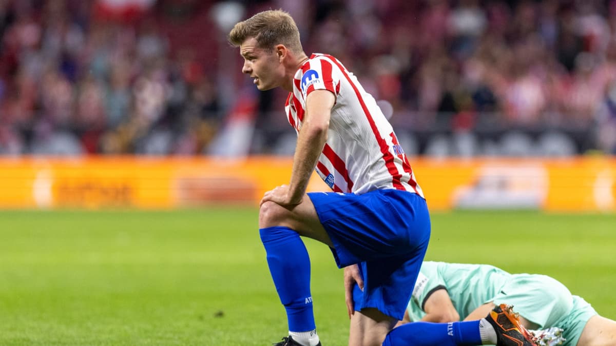 Unas molestias en los isquios dejan a Sorloth fuera de combate