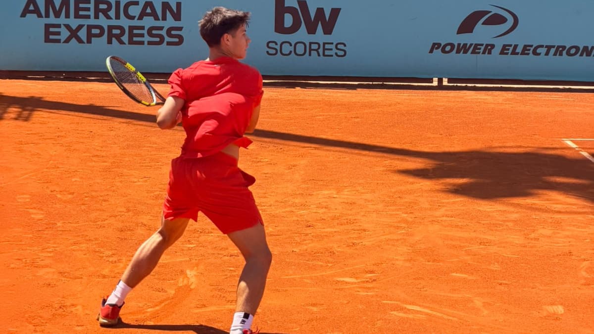 Jaime Alcaraz cede en cuartos del sub'16 con el valenciano Rafa García