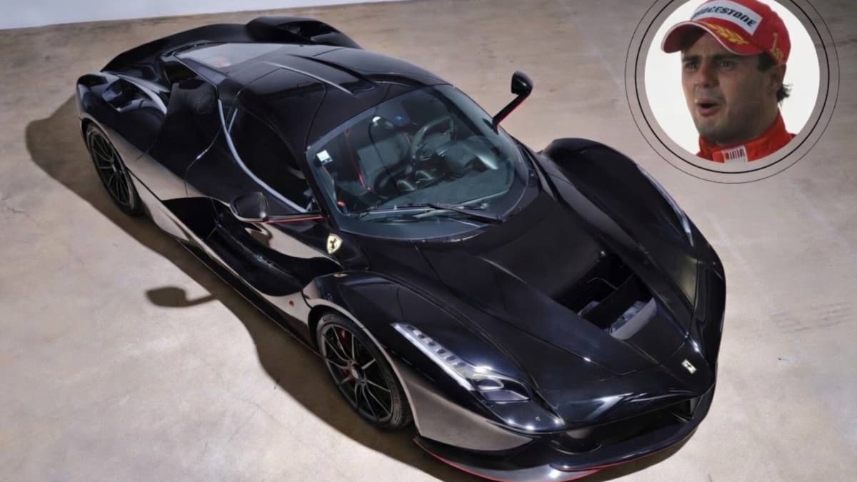 El LaFerrari de Massa no es uno más: hay un detalle que lo hace irrepetible
