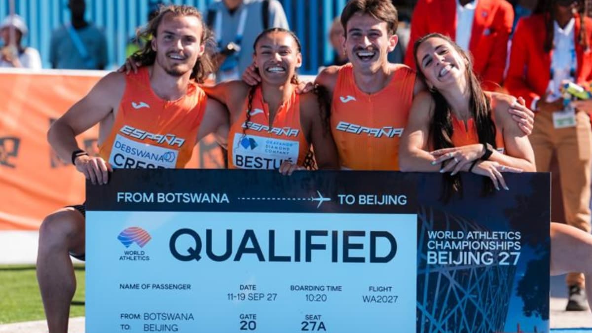 España se exhibe en los World Relays: cuatro billetes mundialistas y tres récords de España