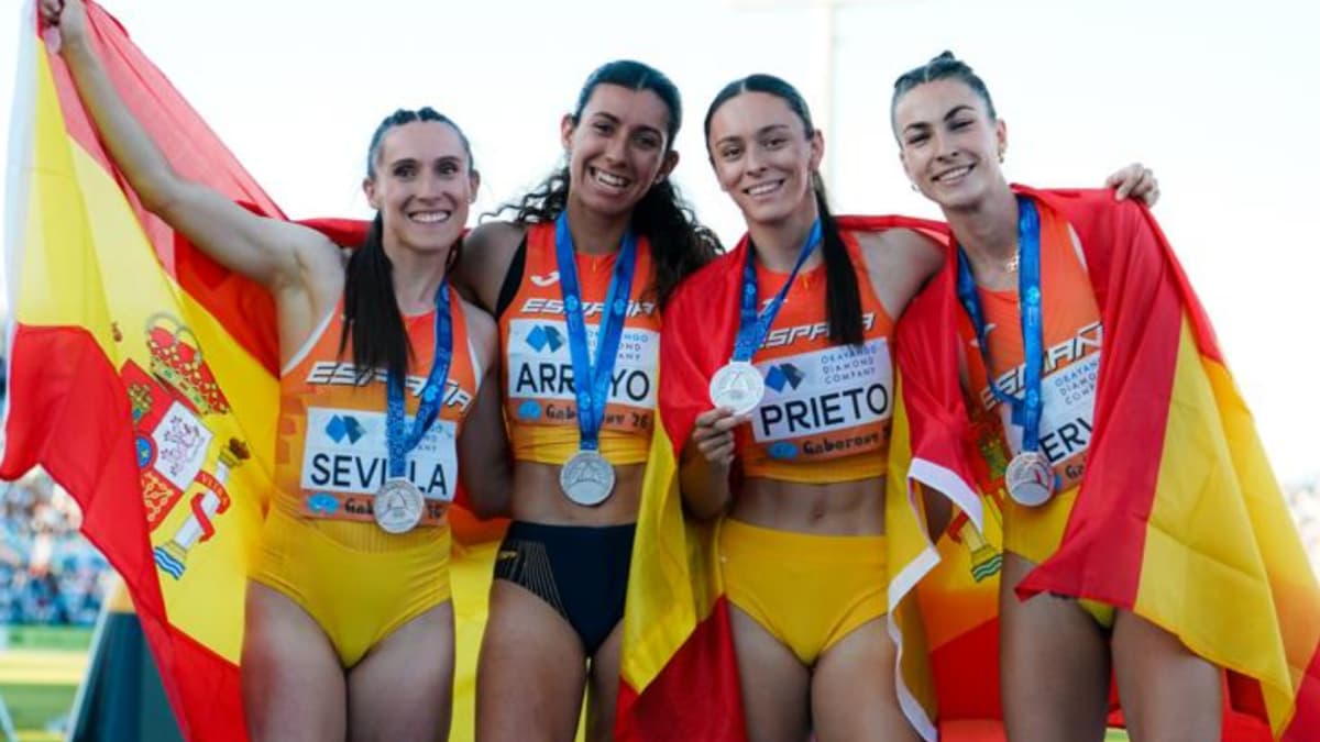 ¡Plata y bronce para los relevos femeninos!