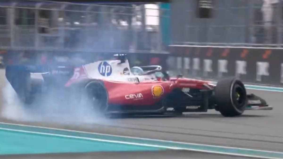 El dramón de Leclerc y Ferrari: ¡pierde el podio por un trompo tremendo!