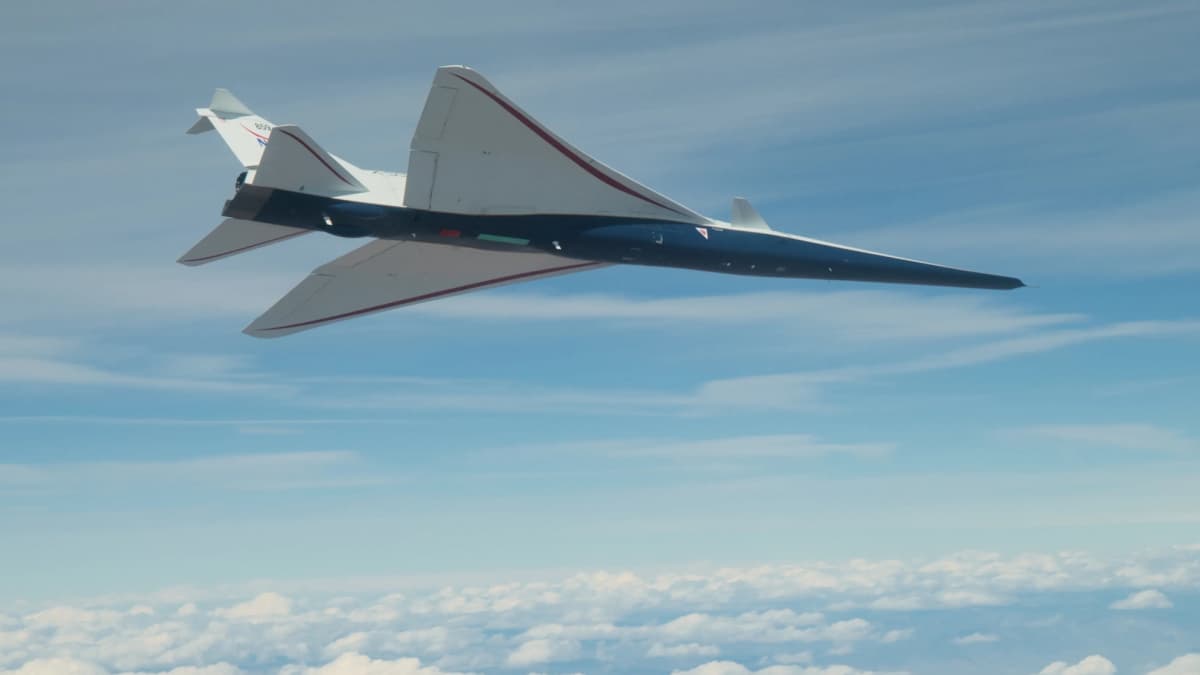 El X-59, el nuevo juguete de la NASA, amenaza con revolucionar la aviación comercial
