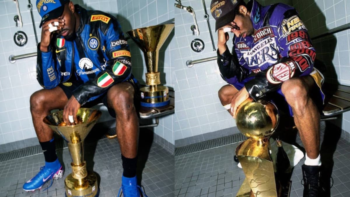 El homenaje de Marcus Thuram a Kobe Bryant tras ganar el Scudetto con el Inter