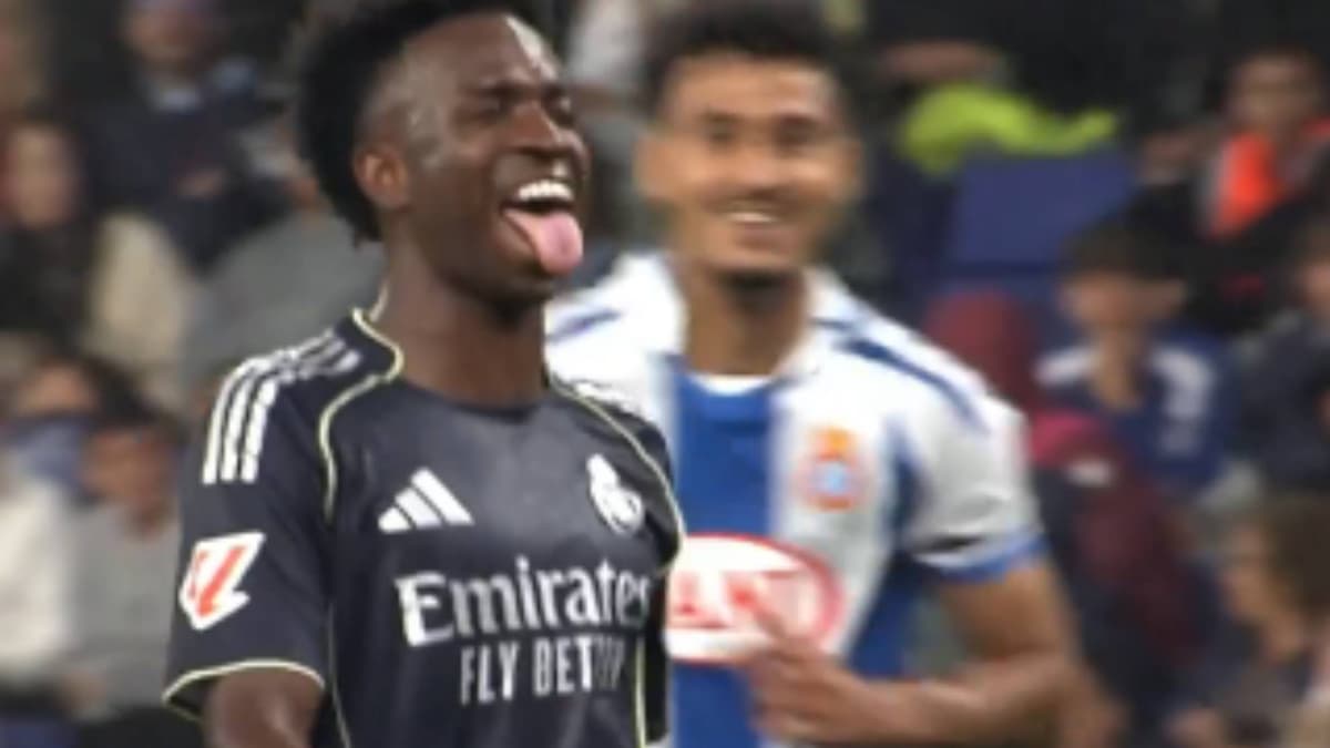 El pique de Vinicius con El Hilali: "Eres tonto, quieres pelearte.... No te cambio la camiseta"