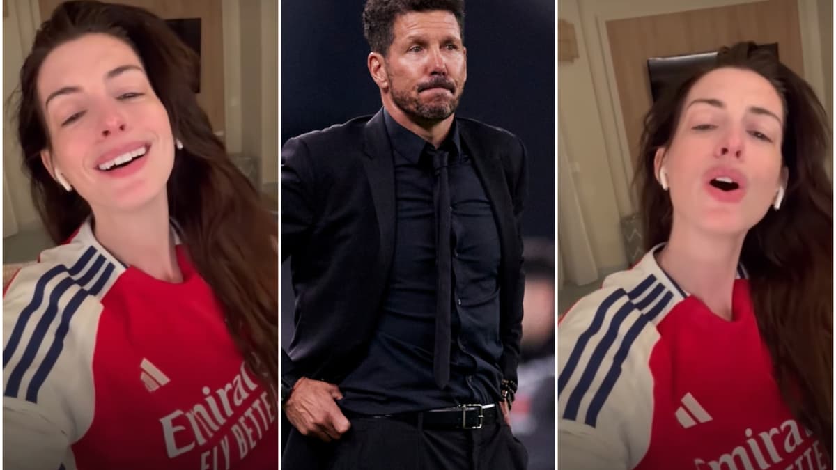 ¿Por qué Anne Hathaway está encantada de la eliminación del Atlético?