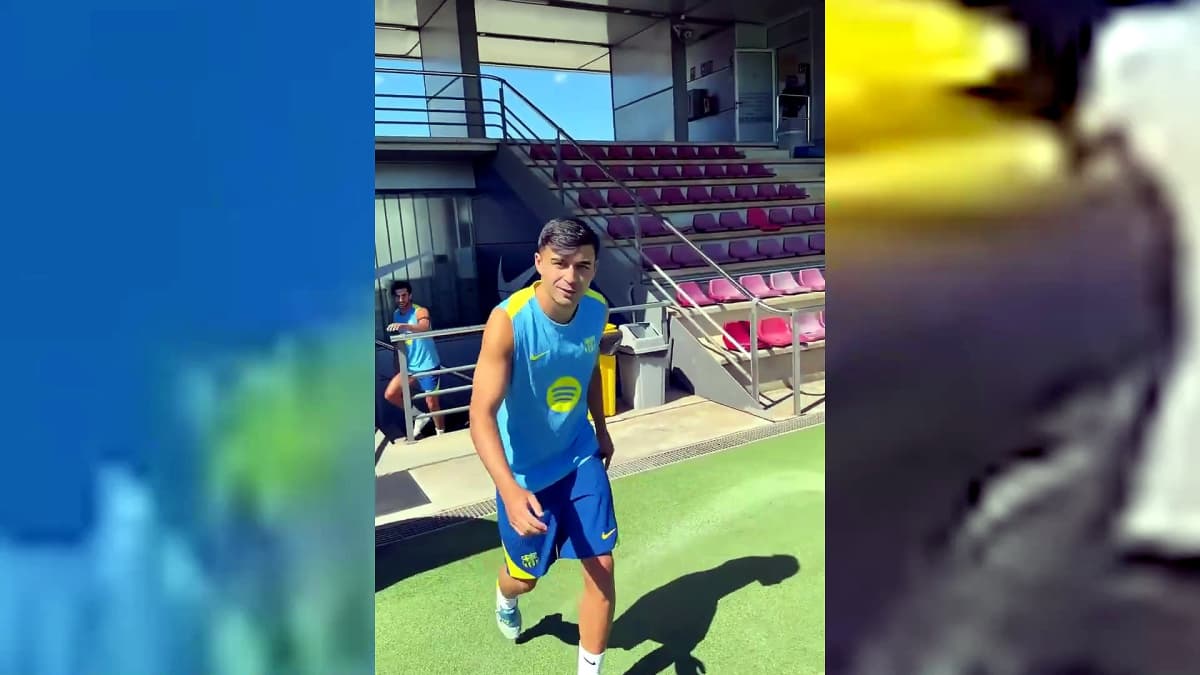 Laporta, en la Ciudad Deportiva