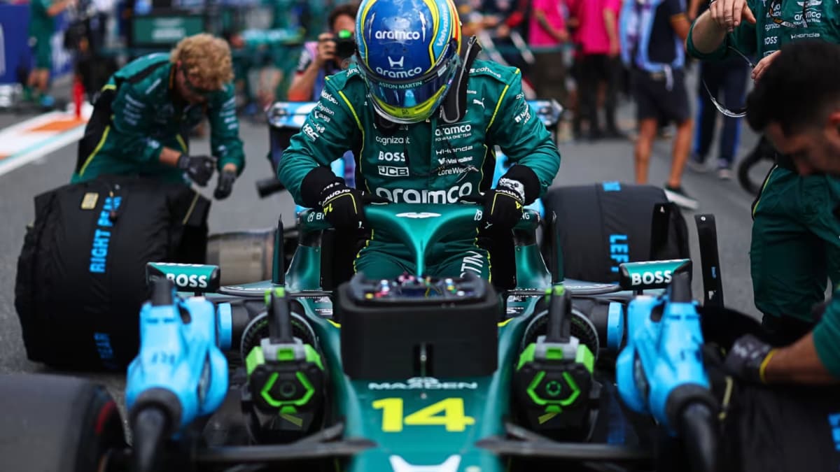 Alonso entierra las vibraciones en el Aston Martin