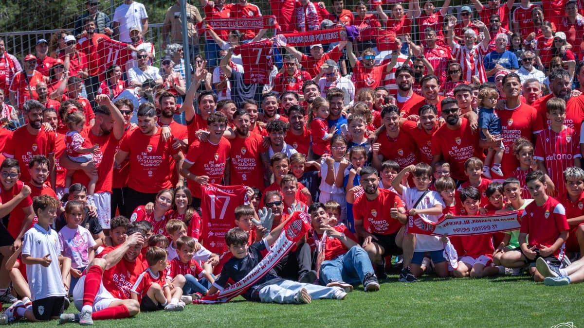De la 'desaparición' en 2017 a soñar con Primera RFEF: “El objetivo del Racing Portuense es no tener techo”