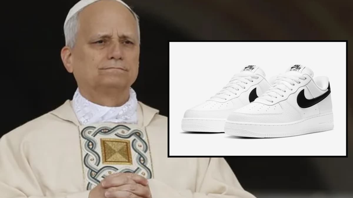 El Papa León XIV moderniza el Vaticano: su imagen con las Nike Air Force One se hace viral