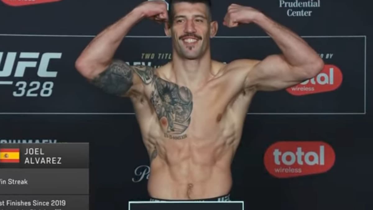 Joel Álvarez cumple con la báscula y su combate contra Amosov en UFC 328 es oficial