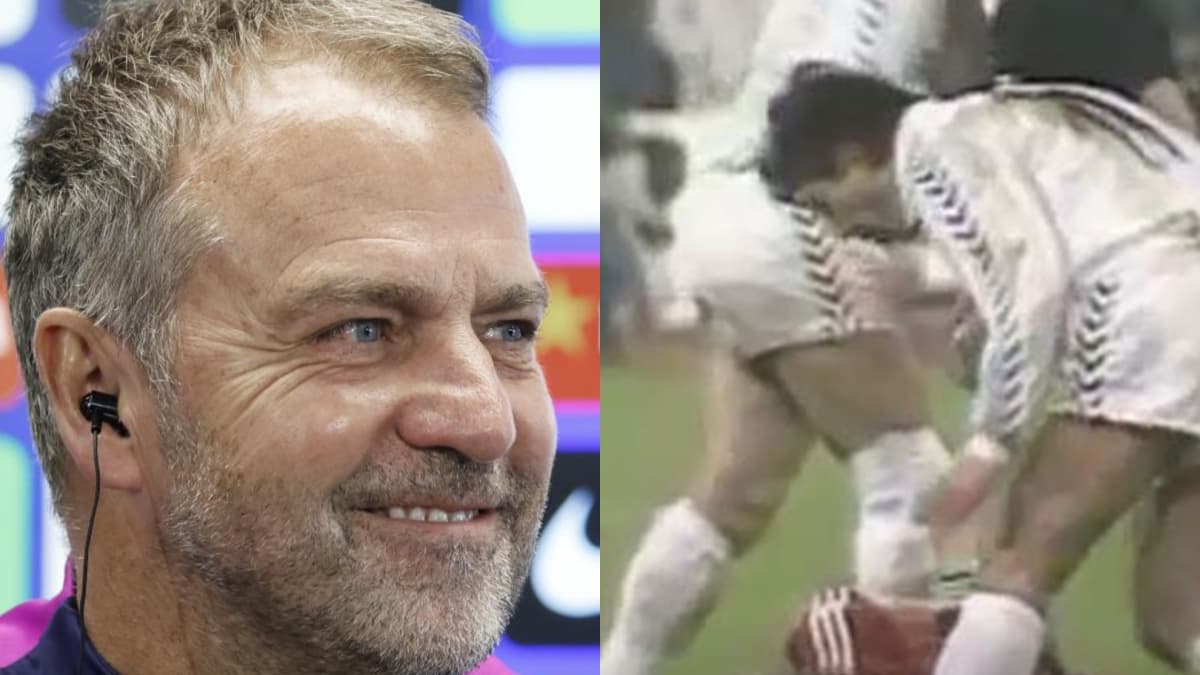 La intrahistoria del "no sabrĂa que decir" de Flick al ser preguntado por Juanito