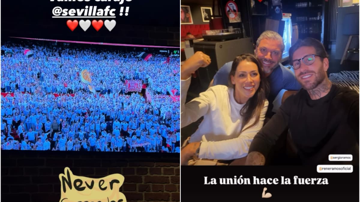 Sergio Ramos vibra con el triunfo del Sevilla: "Vamos carajo"