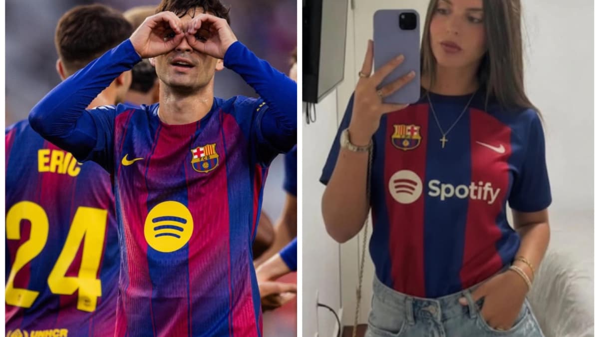 Pedri presenta a su novia Alejandra Dorta en el Camp Nou: el beso que confirma la relación