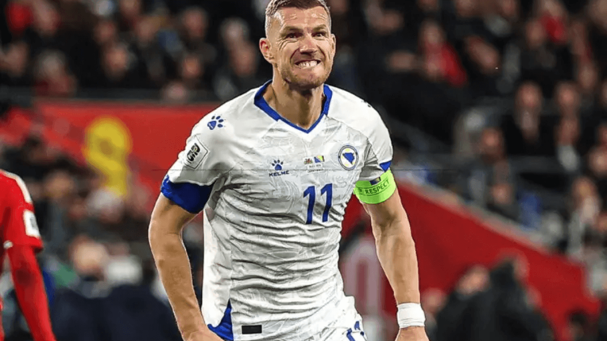 Edin Džeko lidera la lista definitiva de 26 jugadores de Bosnia y Herzegovina para el Mundial
