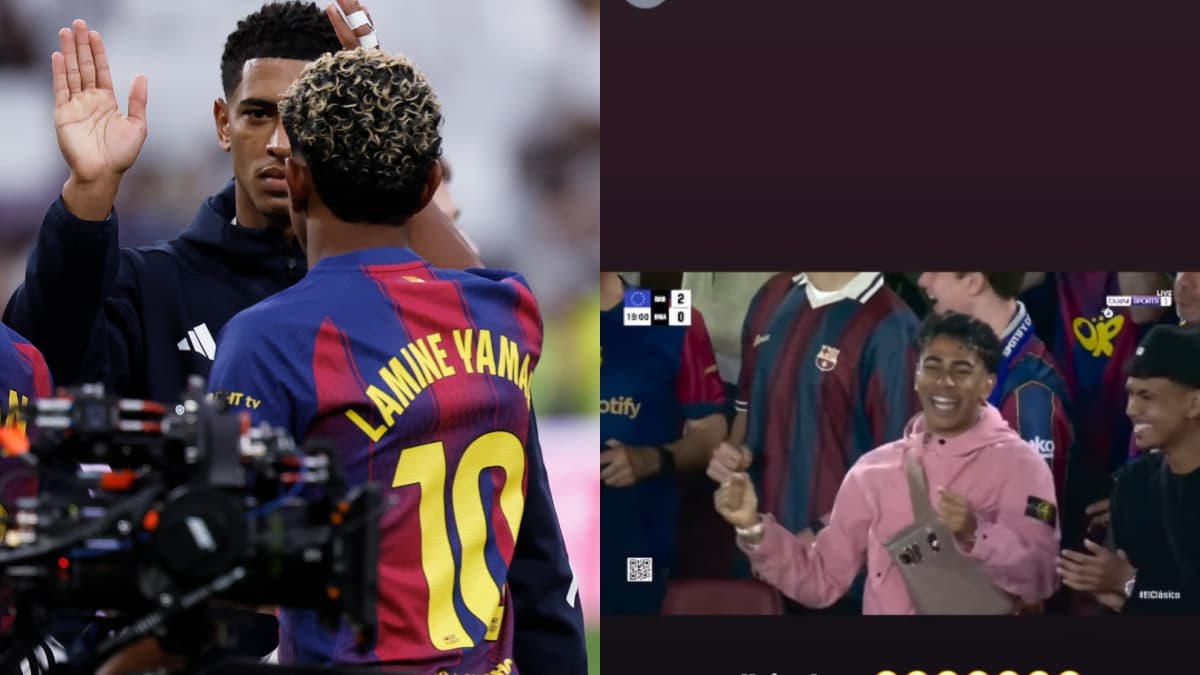 El 'recado' de Lamine a Bellingham tras la victoria en el Clásico