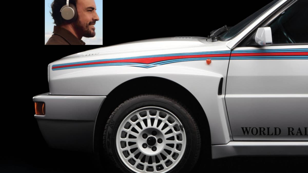 Fernando Alonso se pasea con un Lancia que tiene la aerodinámica de un ladrillo y el precio de un Ferrari