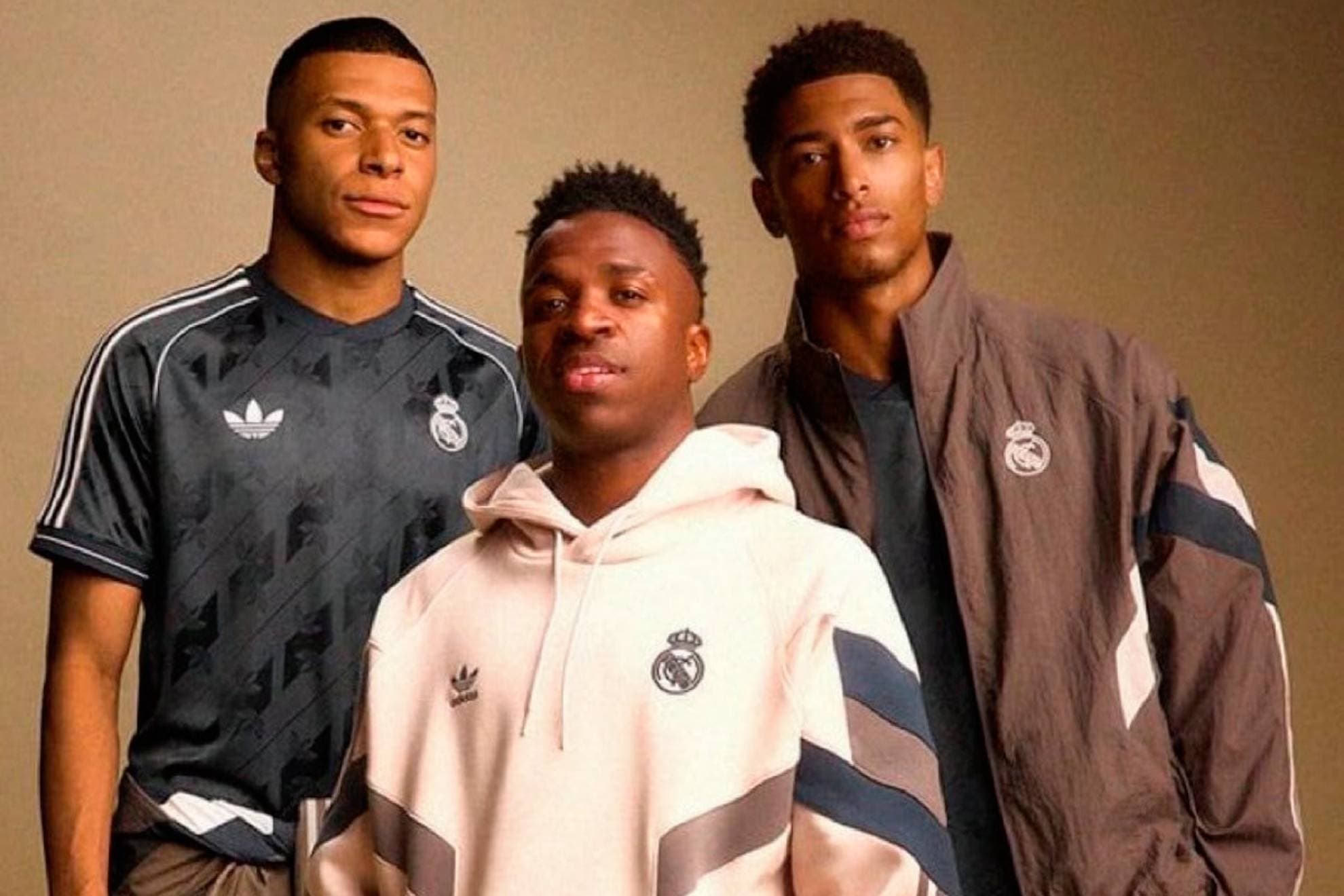 Bellingham, Vinicius y Mbappé