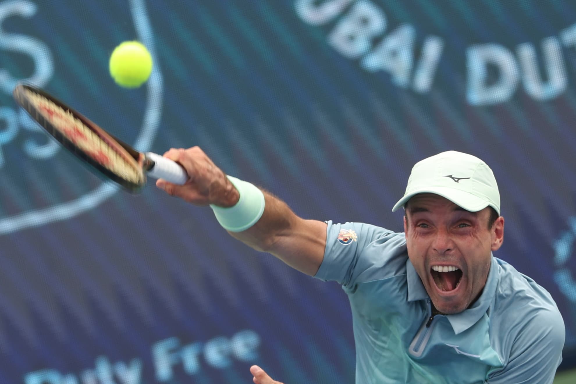 Roberto Bautista durante un torneo en febrero pasado.