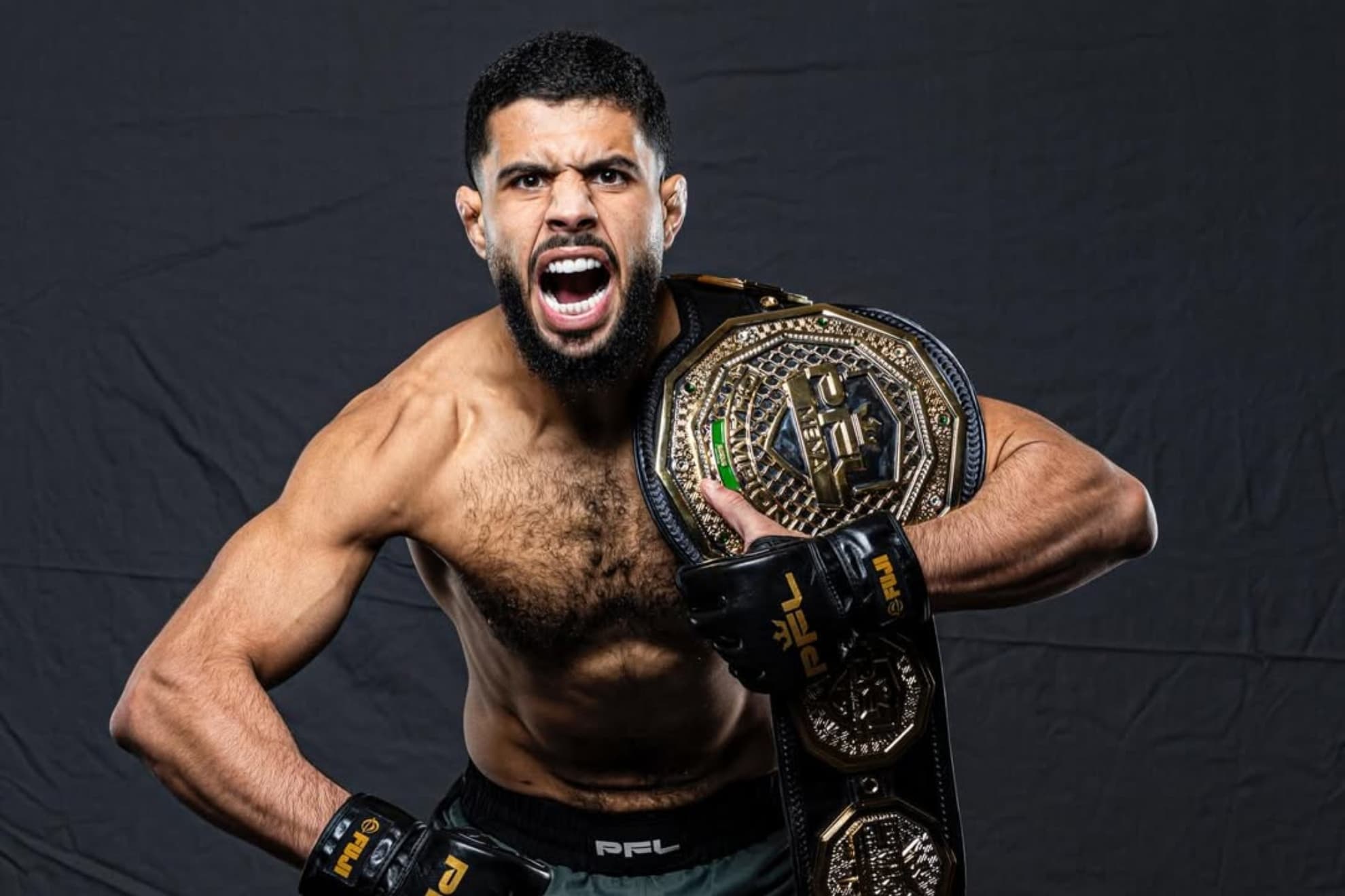Salah Eddine, con el título de PFL Mena.