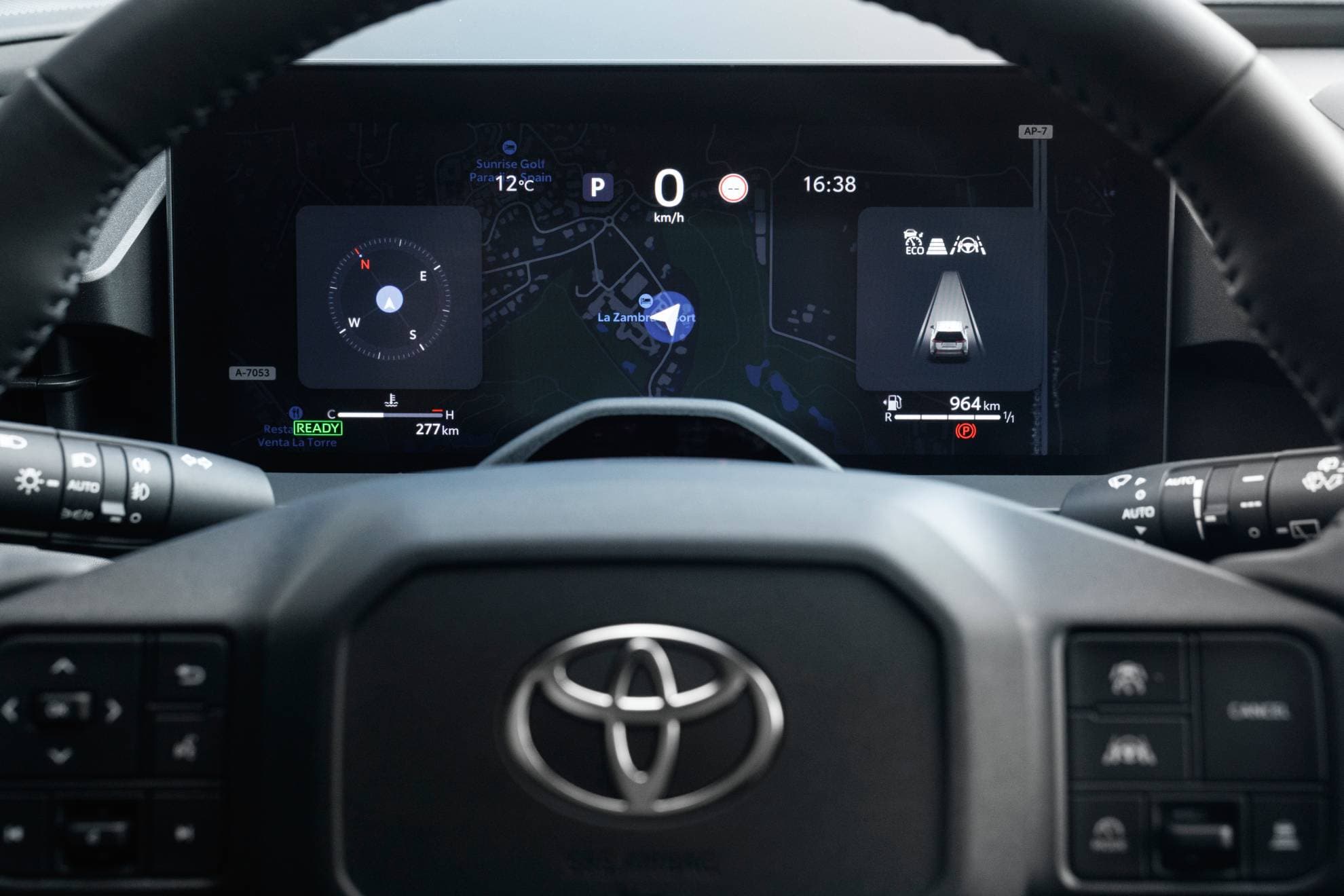 El cuadro de relojes es configurable.
