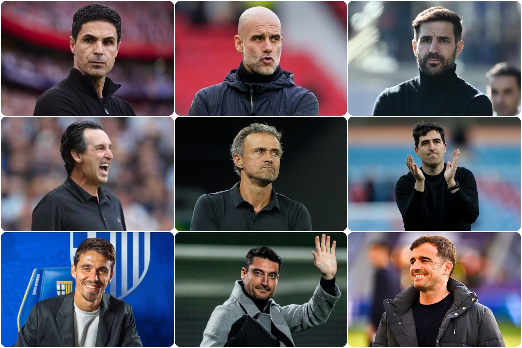 Los entrenadores españoles dominan las cinco grandes ligas