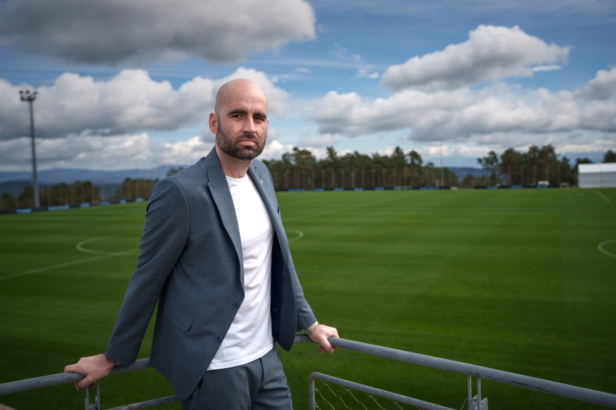 Claudio Giráldez, en la entrevista.