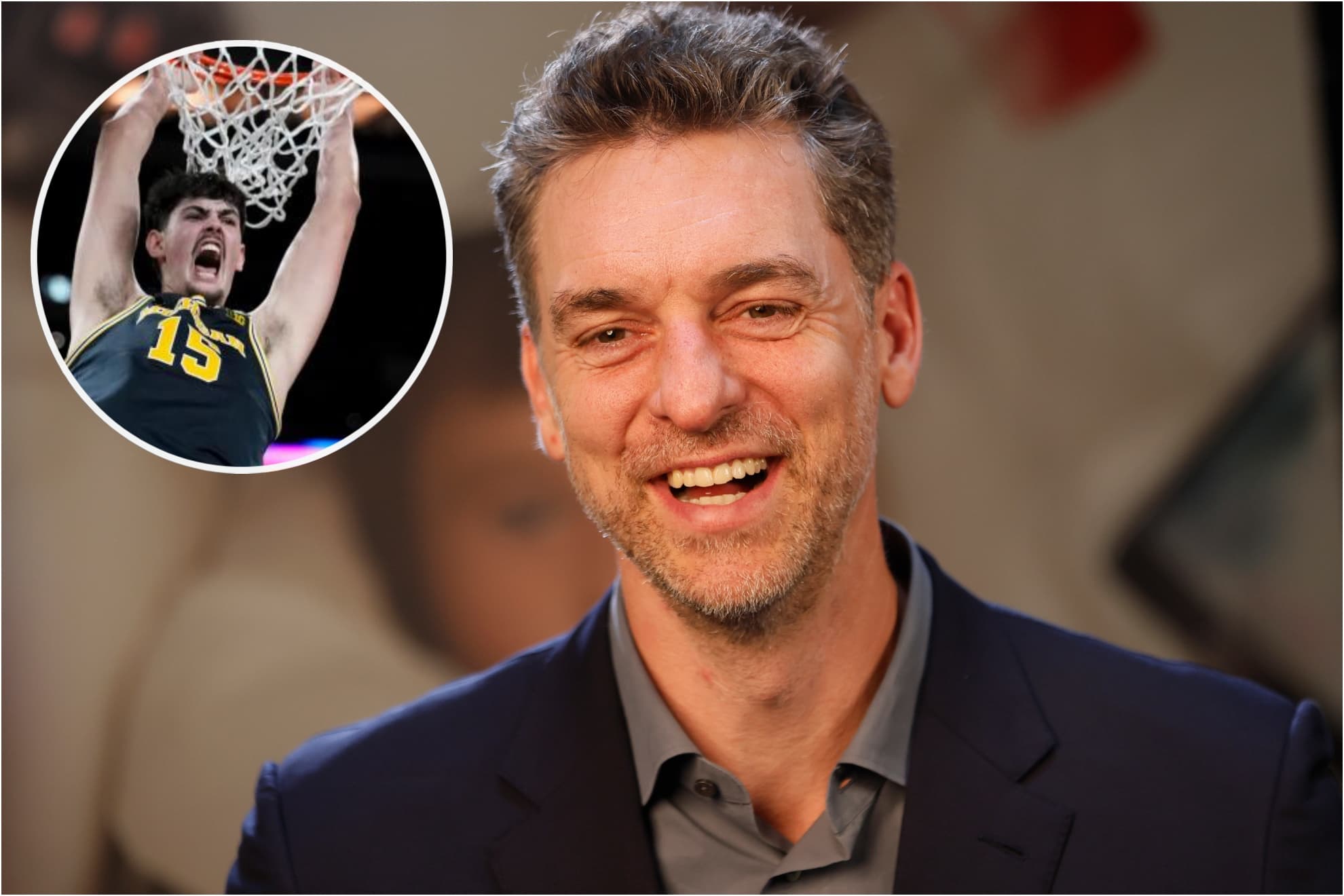 Aday Mara y Pau Gasol.