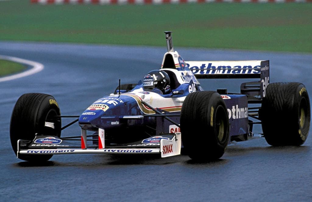 Damon Hill, en un Williams construido por Newey.