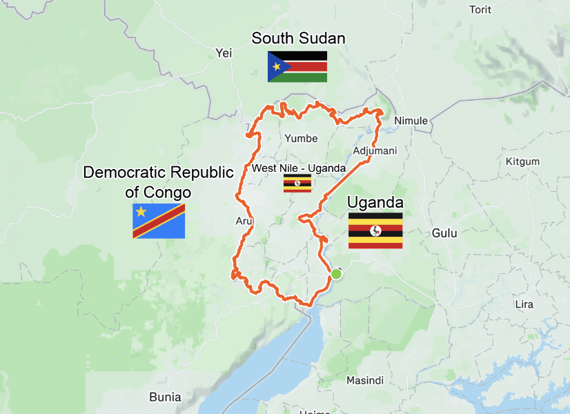 El recorrido de la carrera.