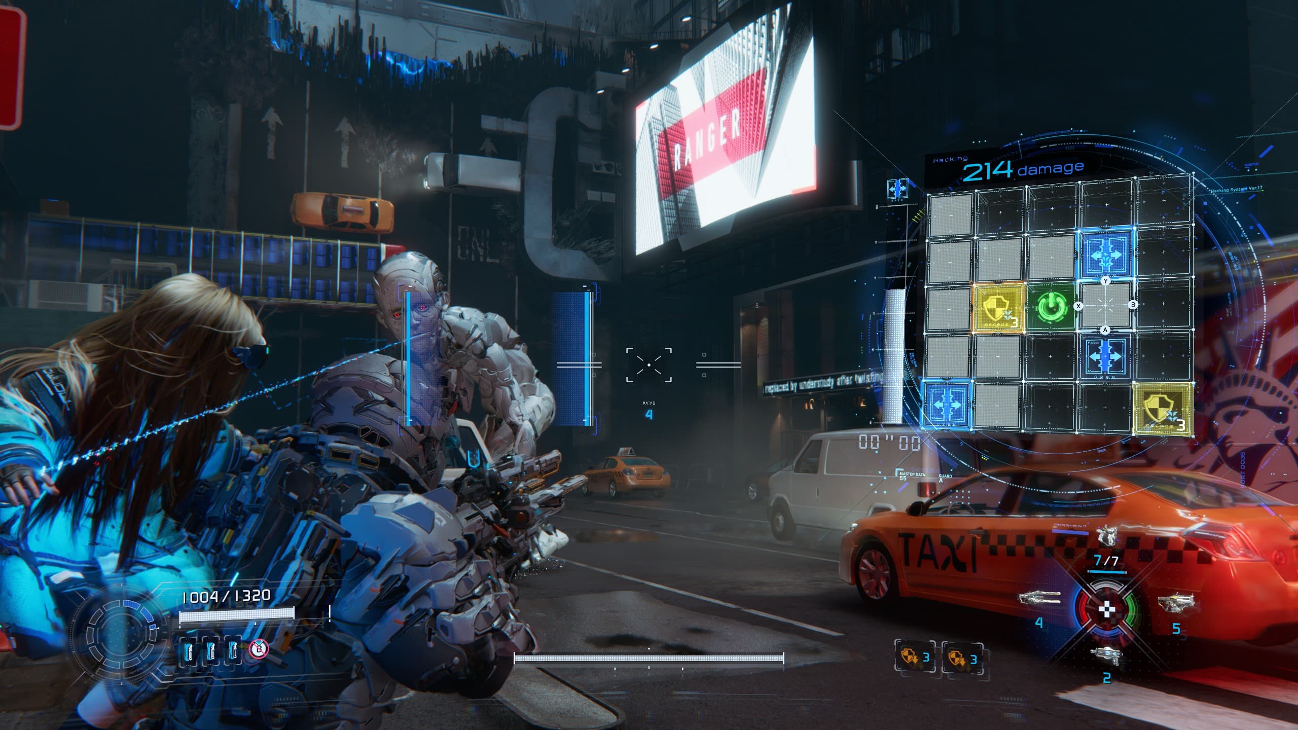 En esta otra imagen ya estamos hackeando el panel. Hay que llegar a lo verde, pero no podemos repetir cuadrículas.