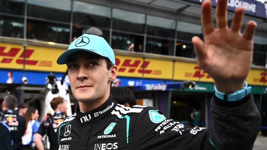 Russell, tras la pole en el GP de Australia 2026.