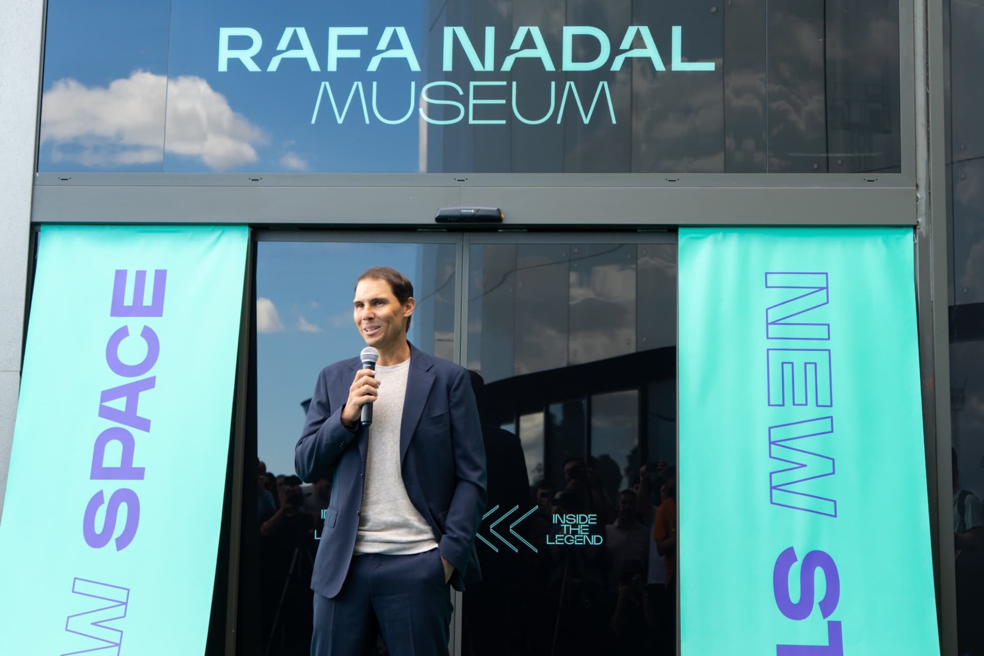 Rafa Nadal, en la reinauguración de su museo.