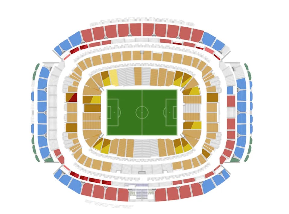 Germany vs. Curacao: Colored sections still have availability (FIFA)