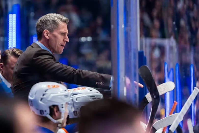 Former Edmonton Oilers head coach Kris Knoblauch at Rogers Arena